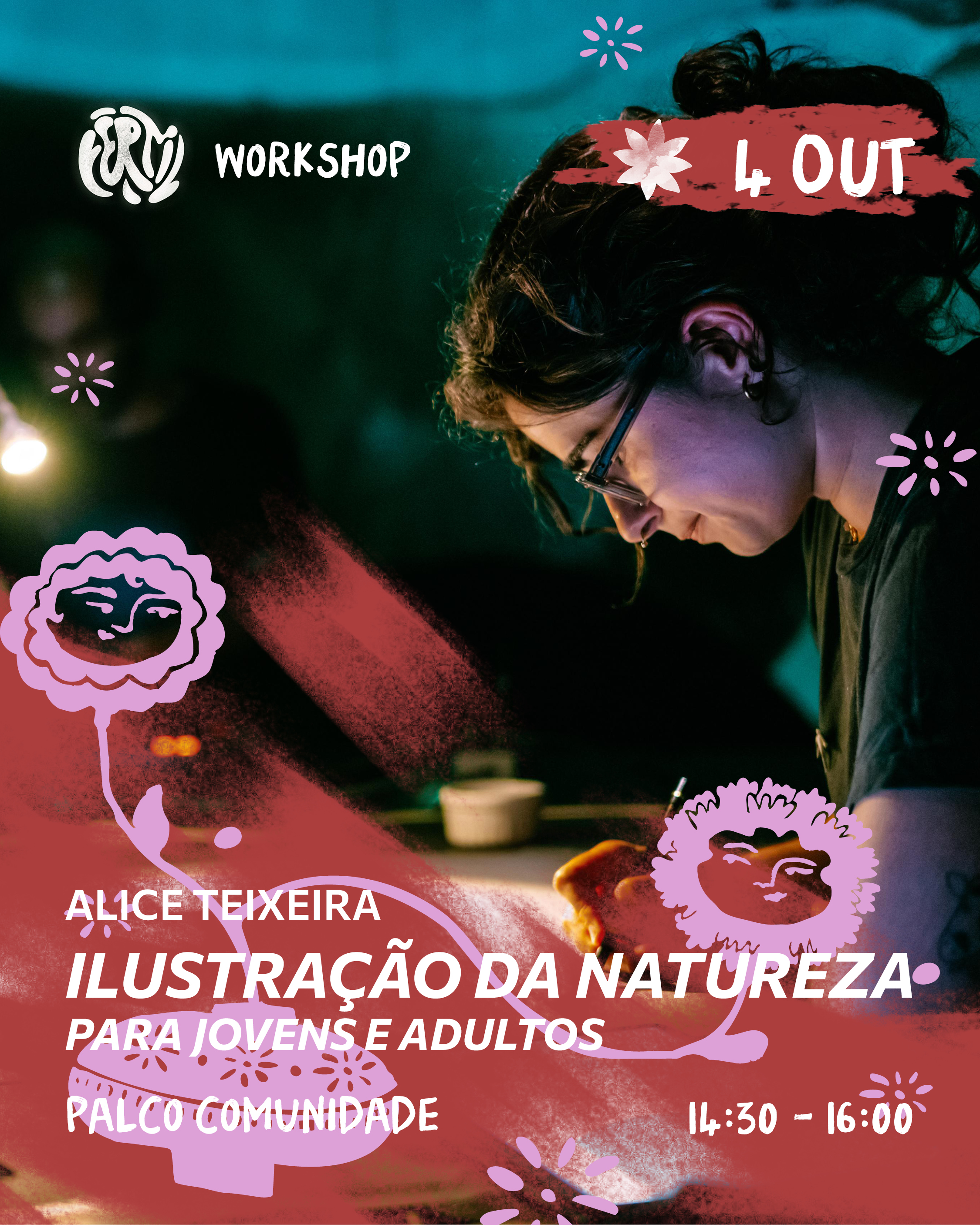 Ilustração da natureza para jovens e adultos