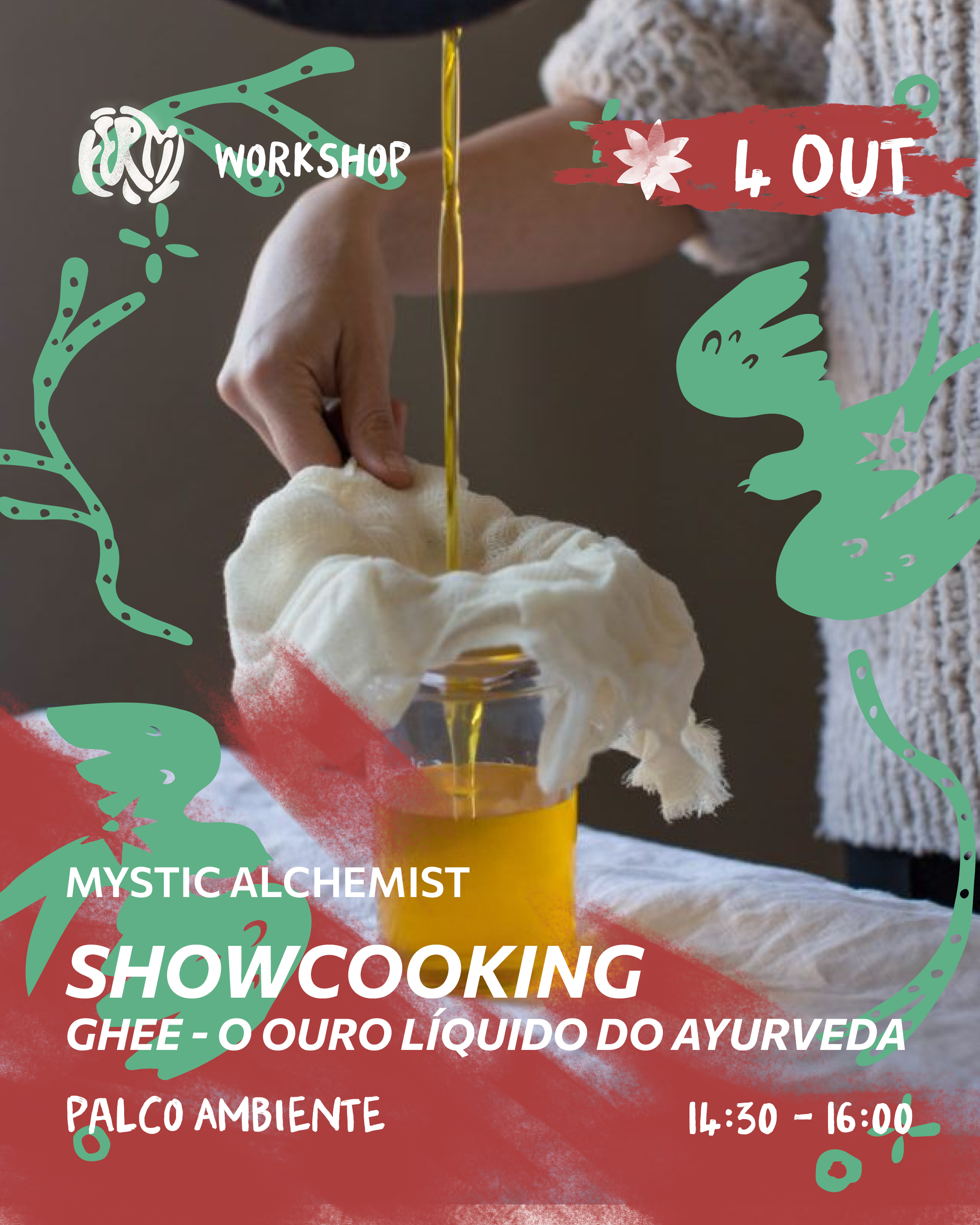 Show Cooking: Ghee - O Ouro Líquido do Ayurveda